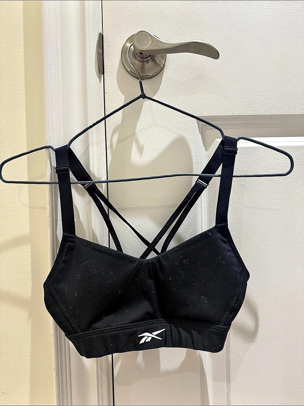 Reebok Women's Speed Strappy Sports Bra Black